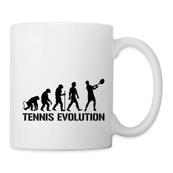 evolution tennis - Tasse - Weiß - Rechts