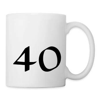 40 - Mug blanc - blanc - Droite