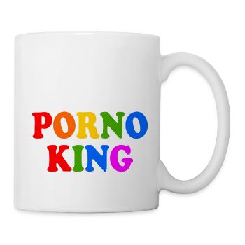 Porno king - Tasse - Weiß - Rechts