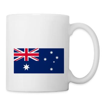 Australian Flag / Drapeau Australie - Mug blanc - blanc - Droite