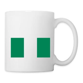 Nigeria flag / Drapeau Nigéria - Mug - white - Right