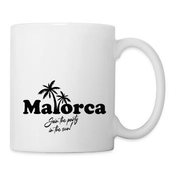 Mallorca – Join The Party In The Sun! - Tasse - Weiß - Rechts