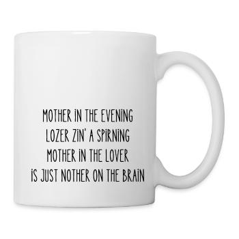 Mother in the evening - Mug blanc - blanc - Droite