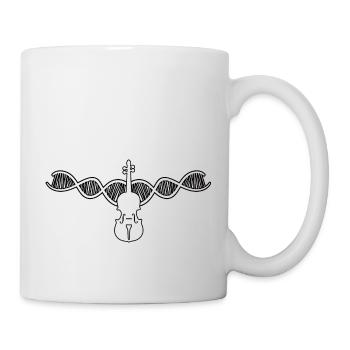Violon, Orchestre, Violon, Musique, Violoniste - Mug blanc - blanc - Droite
