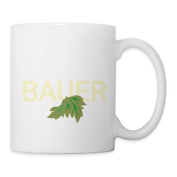 Bauer - Tasse - Weiß - Rechts
