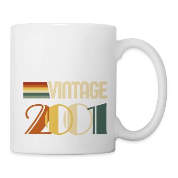 Vintage 2001 - 2001 Anniversary Gift - Mug - white - Right