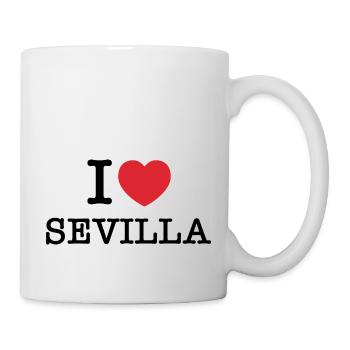 Ich liebe Sevilla | Sevilla | I Herz Sevilla | Spanien - Tasse - Weiß - Rechts