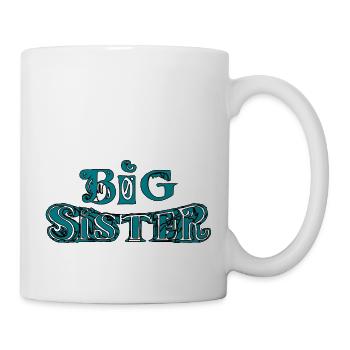 GRANDE SOEUR - Mug blanc - blanc - Droite