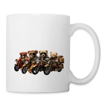 Motorcycling, freedom on two wheels - Mug - white - Right