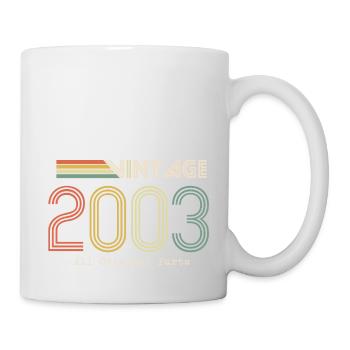 Épique et Légendaire né en 2003 : 21e anniversaire - Mug blanc - blanc - Droite