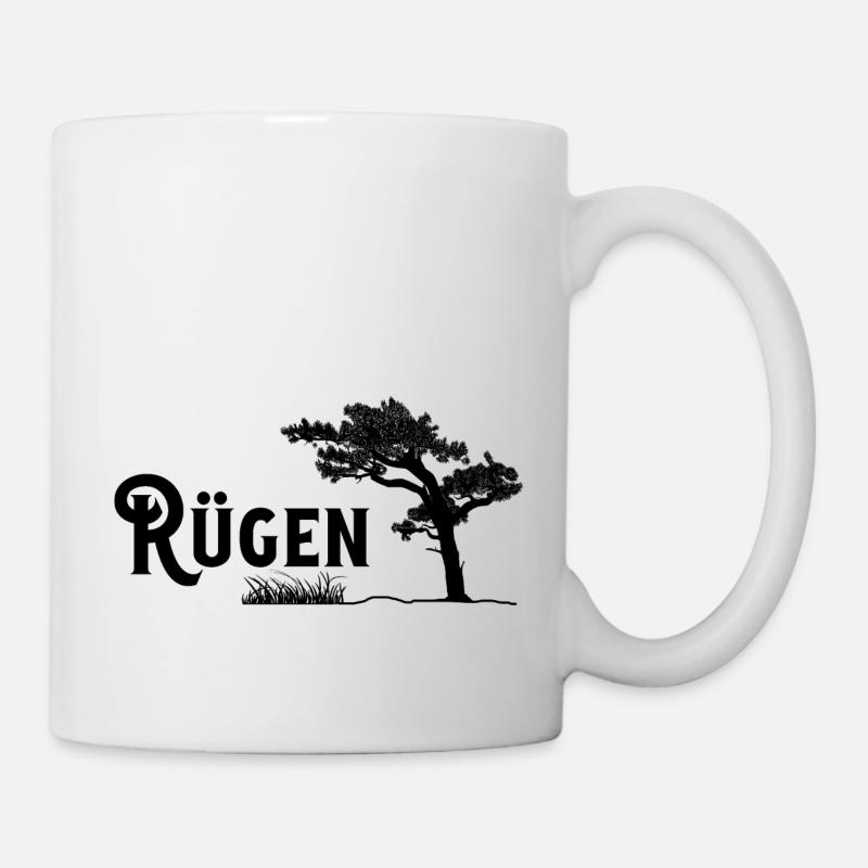 Rügen, Perle der Ostsee - Tasse - Weiß