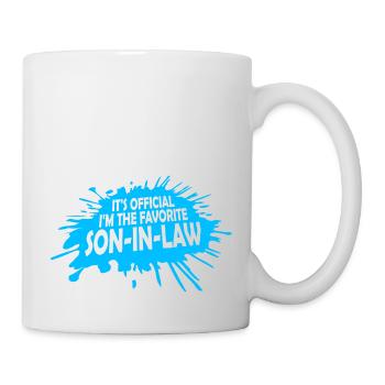 C’est officiel, je suis le gendre préféré qui dit - Mug blanc - blanc - Droite