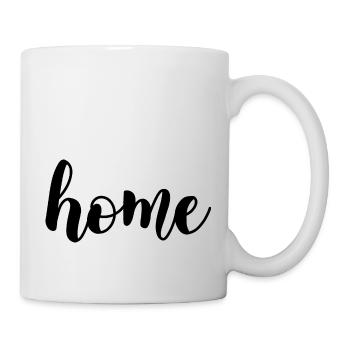 home lettrage - Mug blanc - blanc - Droite