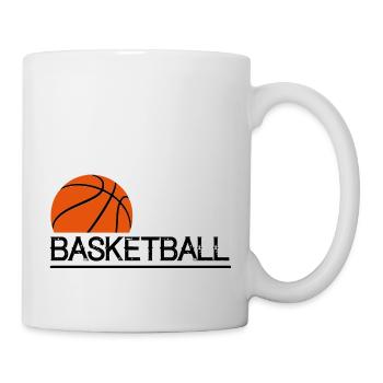 Basketball - Tasse - Weiß - Rechts