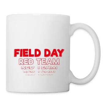 École de jour sur le terrain - Professeur d’éducation physique - Red Team for Kids - Mug blanc - blanc - Droite