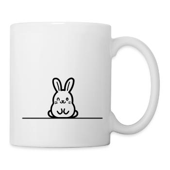 Hase Ostern - Tasse - Weiß - Rechts