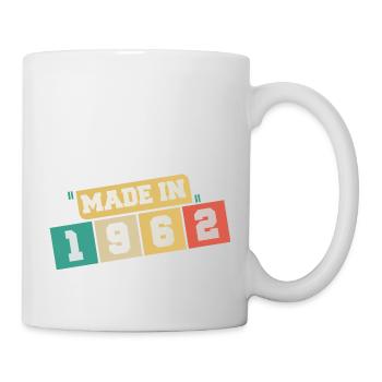 1962 Geburtstag 1962 Jahrgang 1962 Geburtstag - Tasse - Weiß - Rechts