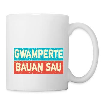 Bayerisch lustig - Tasse - Weiß - Rechts