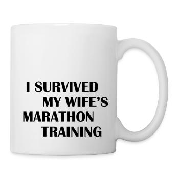 Marathon Course Jogging - Mug blanc - blanc - Droite