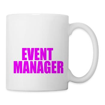 EVENT-MANAGER - Tasse - Weiß - Rechts