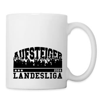 Aufsteiger 2024 Landesliga Aufstieg Fußball - Tasse - Weiß - Rechts