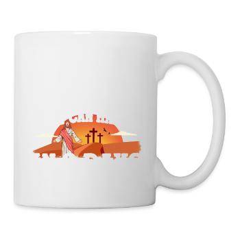 Beaucoup de choses peuvent se passer en 3 jours de croix du jour de Pâques - Mug blanc - blanc - Droite