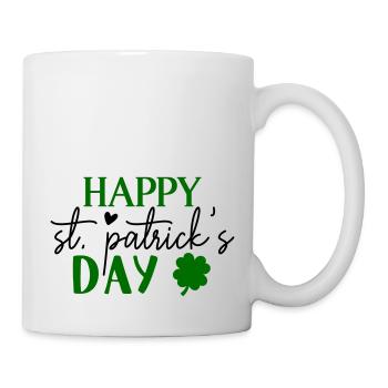 Alles Gute zum St.Patrick's Day - Tasse - Weiß - Rechts