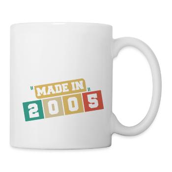 2005 Birthday 2005 Born in 2005 Anniversary - Mug - white - Right