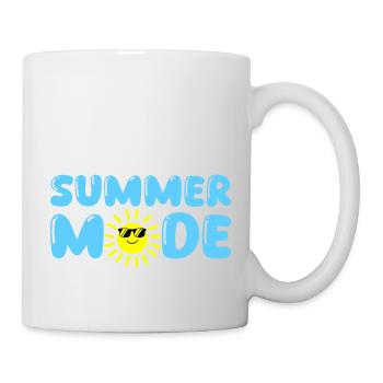 summer mode - Tasse - Weiß - Rechts