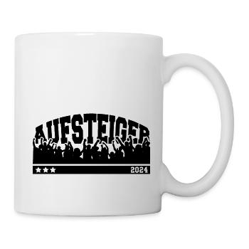 Aufsteiger 2024 Aufstieg Fußball Handball - Tasse - Weiß - Rechts