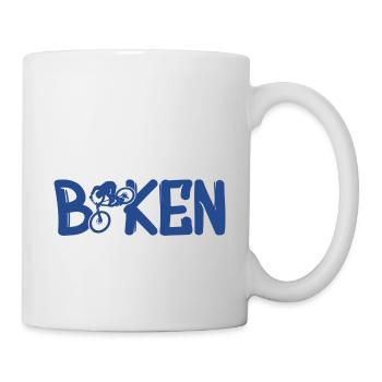 biken - Tasse - Weiß - Rechts