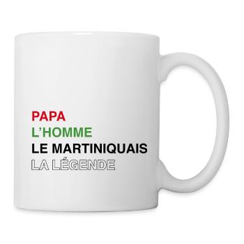 Home Martinique Parrain Papa - Mug blanc - blanc - Droite
