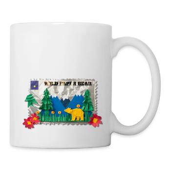 Wild Paper Bear - Mug - white - Right