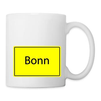 Panneau de place Bonn - Mug blanc - blanc - Droite