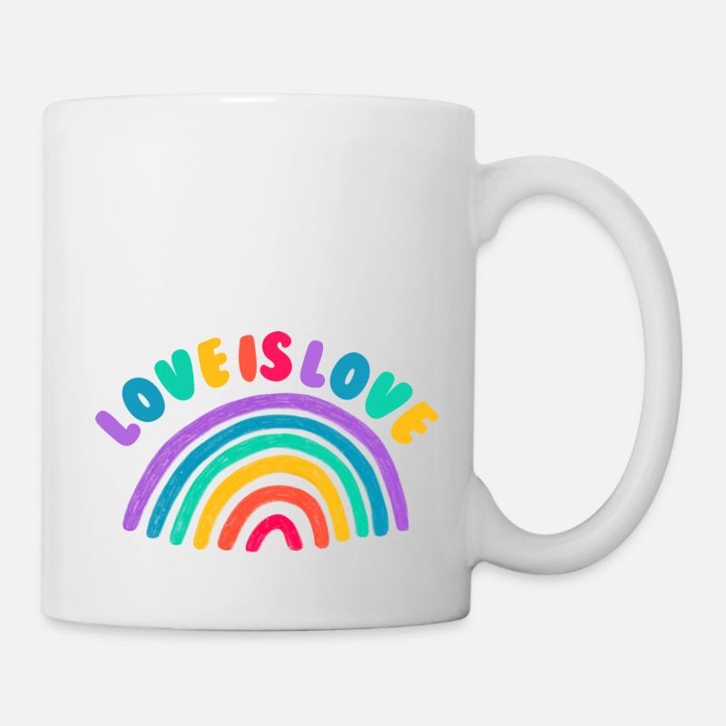 Love is all - Mug - white