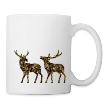Cerf - Mug blanc - blanc - Droite