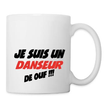 Je suis un DANSEUR de ouf - Mug blanc - blanc - Droite