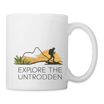 EXPLORE THE UNTRODDEN - Mug - white - Right