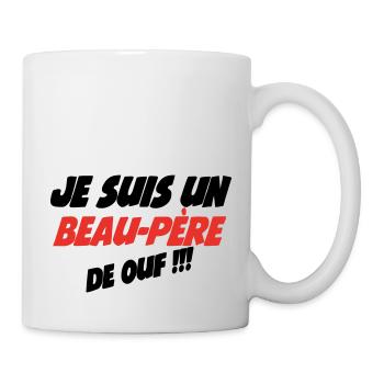 Je suis un Beau-Père de ouf !! - Mug blanc - blanc - Droite