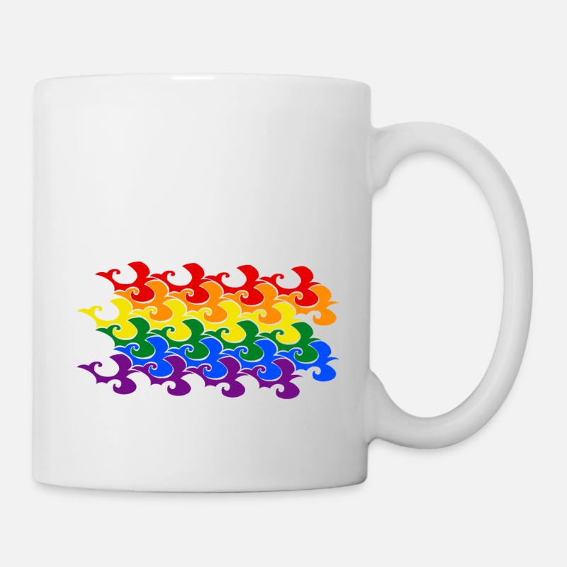 Birds flight large - Mug - white