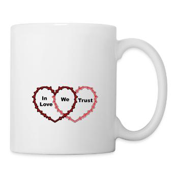 In der Liebe, der wir vertrauen - Tasse - Weiß - Rechts