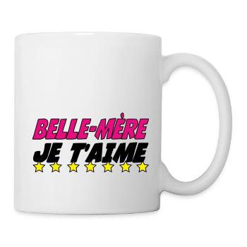 Stiefmutter, ich liebe dich - Tasse - Weiß - Rechts