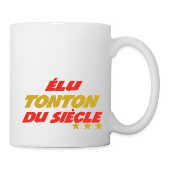 Elu TONTON du siècle - Mug blanc - blanc - Droite