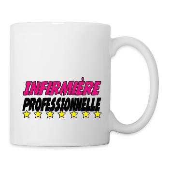 Infirmière PROFESSIONNELLE - Mug blanc - blanc - Droite