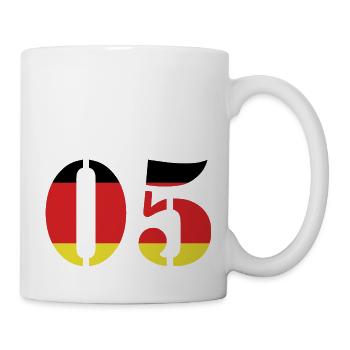 Maillot 5 numéros Allemagne - Mug blanc - blanc - Droite