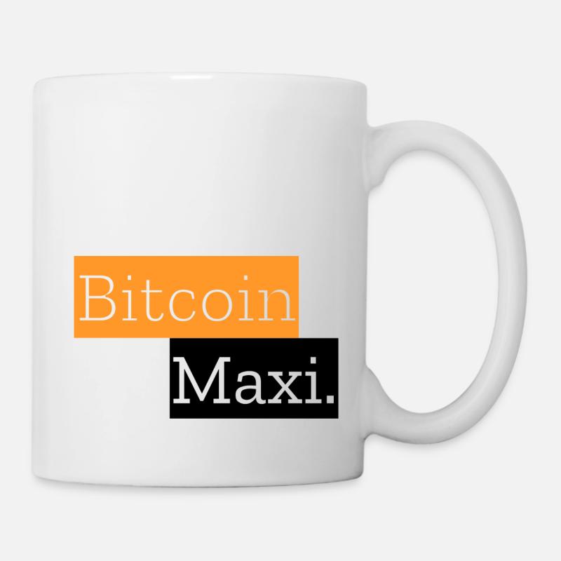 Bitcoin Maxi. - Tasse - Weiß