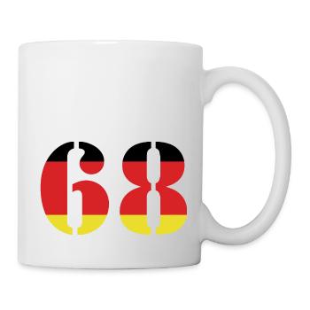 68 Numéro Jersey Allemagne - Mug blanc - blanc - Droite