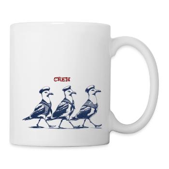 Équipage Seagulls - Mug blanc - blanc - Droite