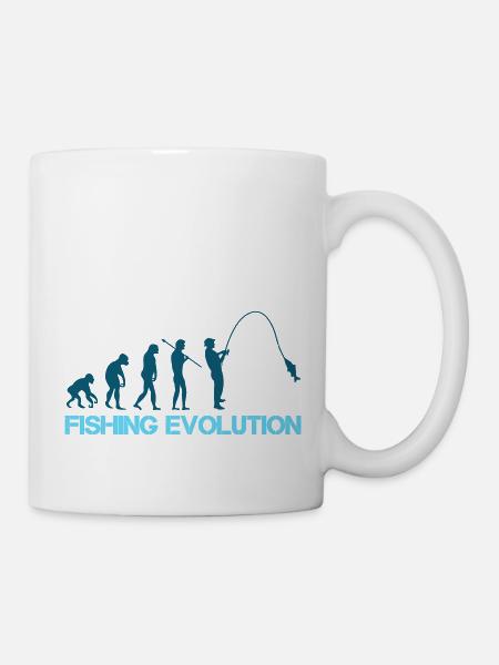 fishing evolution - Tasse - Weiß