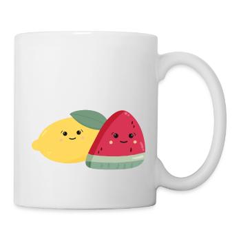 Kawaii Lemon & Melon - Mug - white - Right
